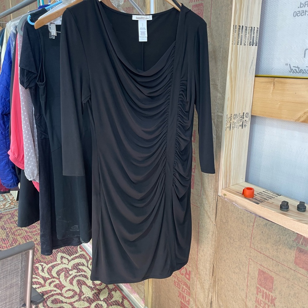 NWOT Laundry by Design Black Dress, Size 12